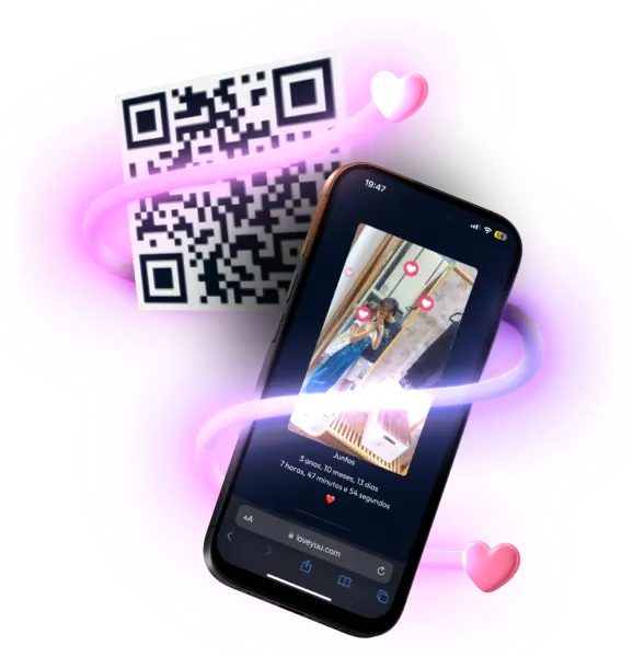 Story Surprise phone preview with QR Code